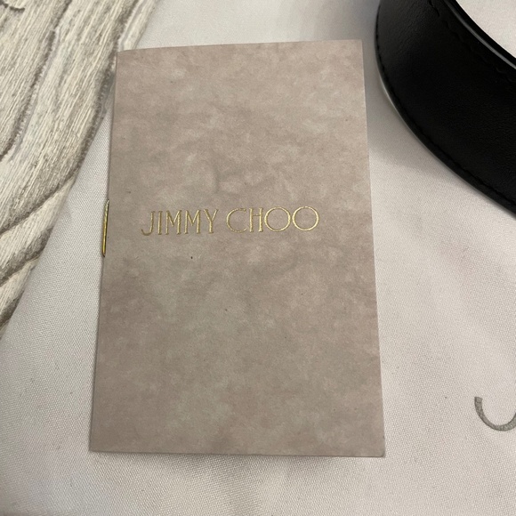 JIMMY CHOO Callie Studded Leather Bucket Bag Black & Silver - Picture 13 of 15